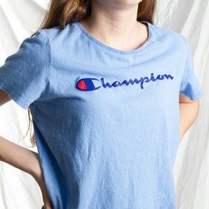 Light blue Champion t-shirt